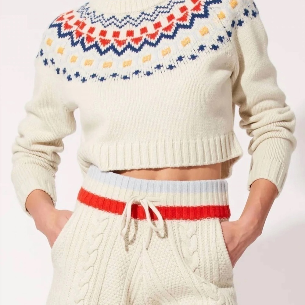 Solid & Striped The Carly Pullover Fairisle Sweat… - image 2